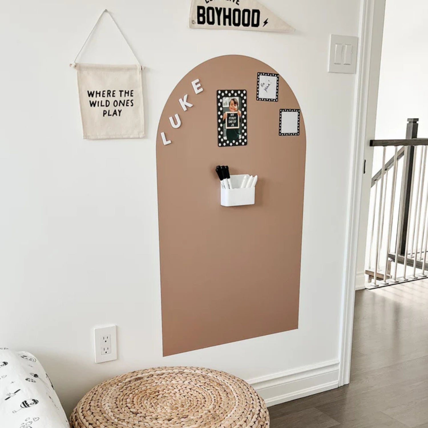 Magic Playwall - Arch Magnetic Wall Decal (Caramel)