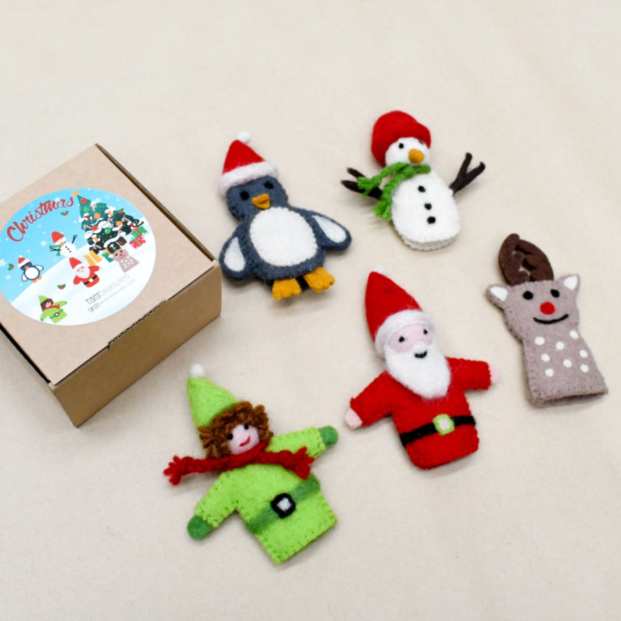 Felt Finger Puppets (Christmas Set)