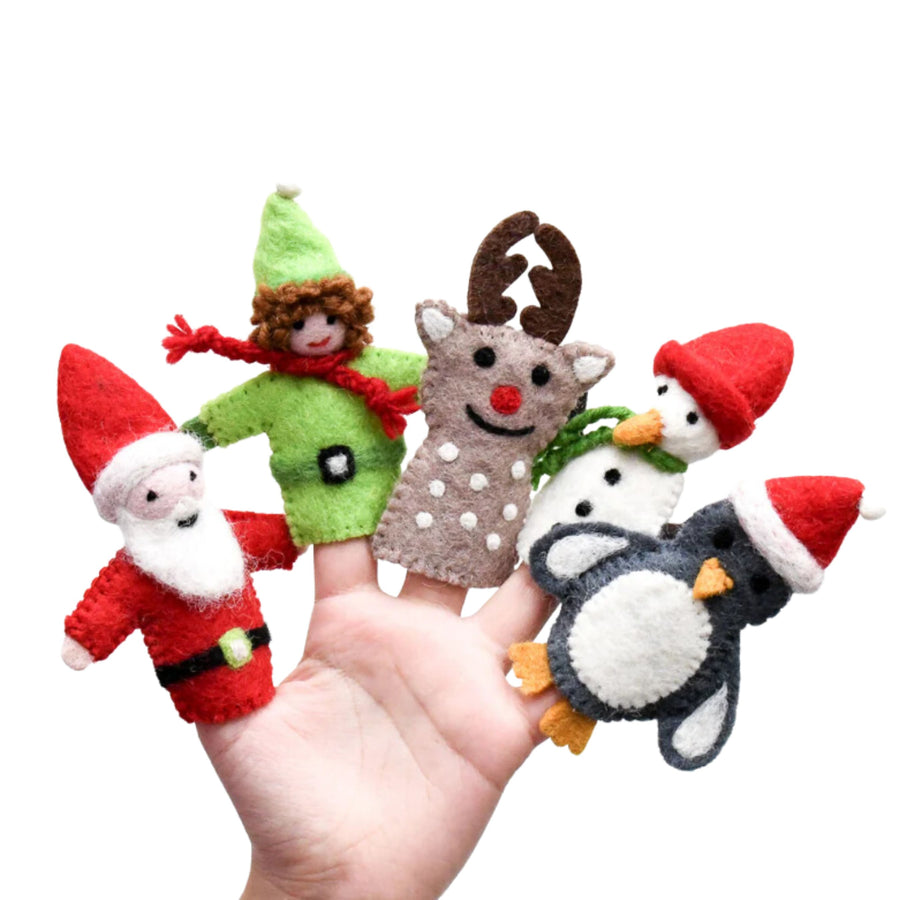 Felt Finger Puppets (Christmas Set)