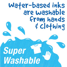 Little Creatives Jumbo Ultra Washable Markers (Set of 6)