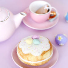 Felt Pastel Eggs Easter Donut | Play Food