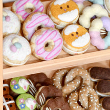 Felt Pastel Eggs Easter Donut | Play Food