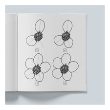Modern Flowers: How to Draw Books for Kids with Flowers, Plants, and Botanicals