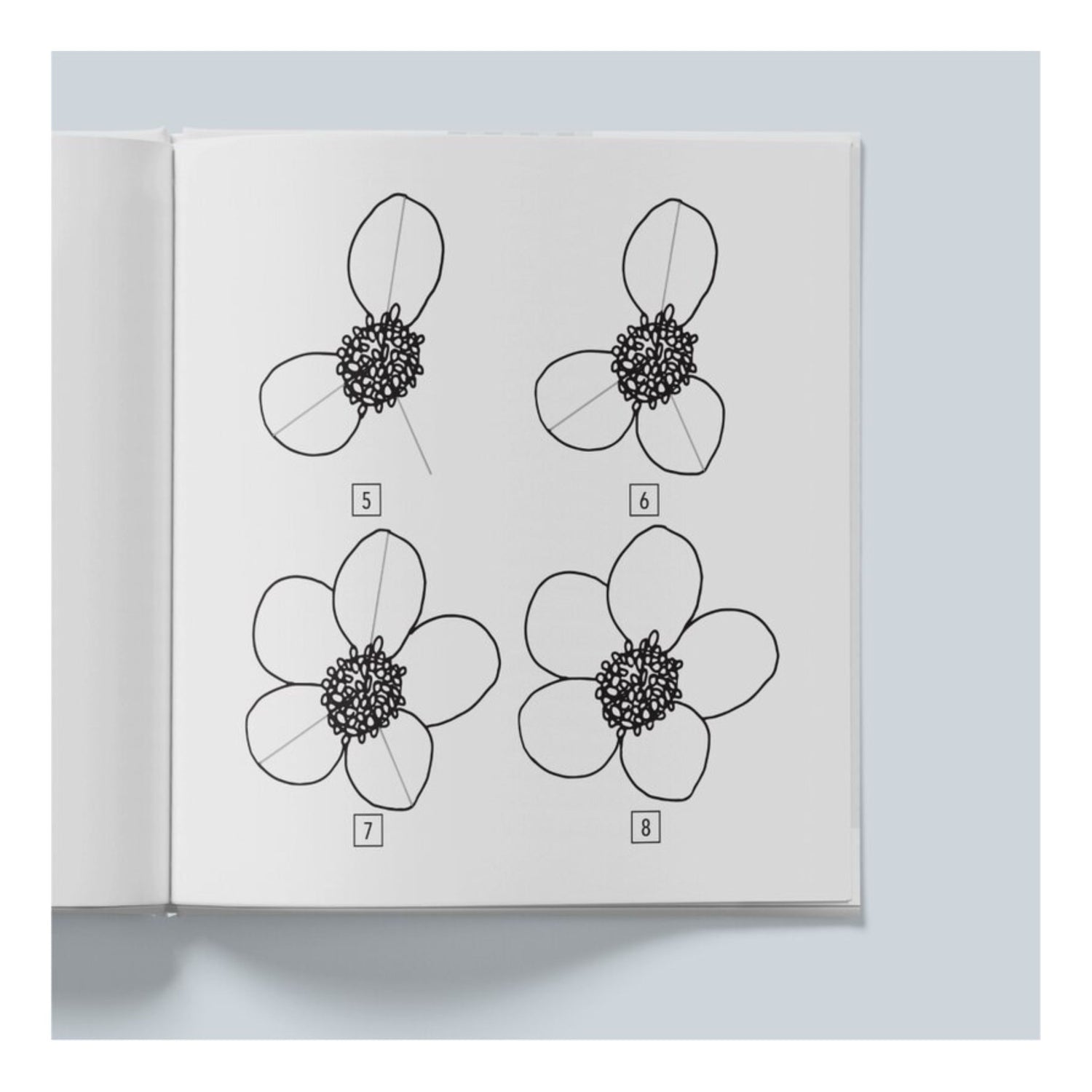 Modern Flowers: How to Draw Books for Kids with Flowers, Plants, and Botanicals