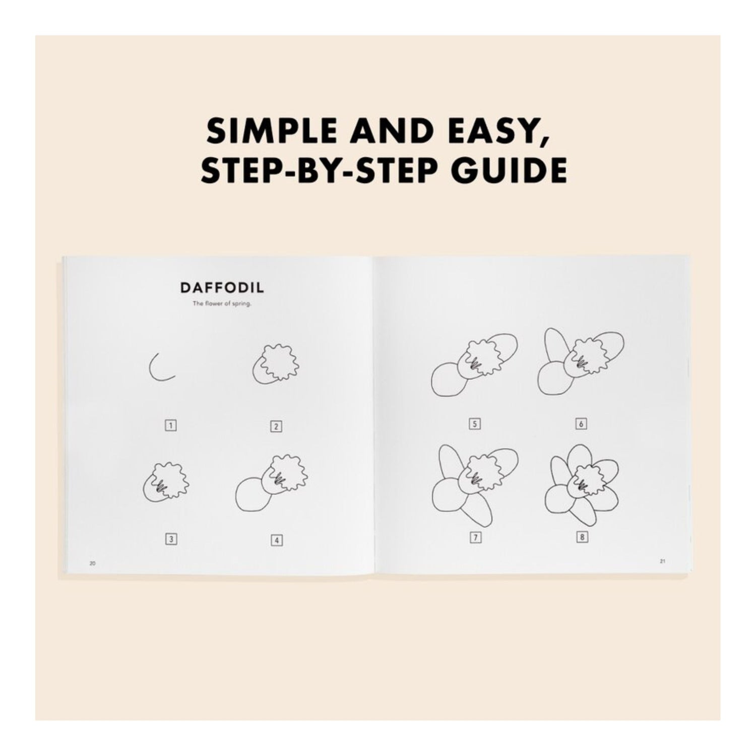 Modern Flowers: How to Draw Books for Kids with Flowers, Plants, and Botanicals