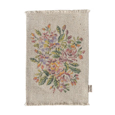 Maileg Dollhouse Rug - Flowers (Medium)