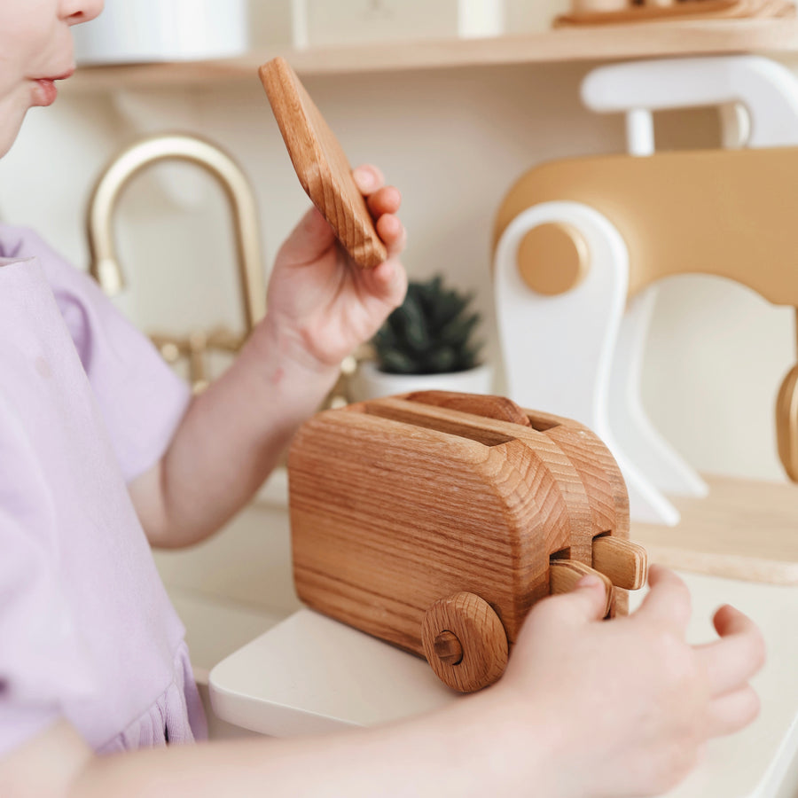 Handmade Wooden Play Toaster