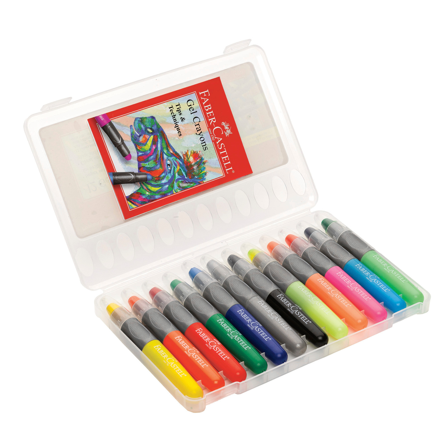 Super Soft Chunky Gel Crayons in Storage Case (Set of 12)