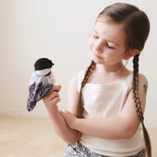Mini Chickadee Finger Puppet