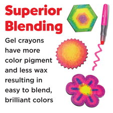 Super Soft Chunky Gel Crayons in Storage Case (Set of 12)