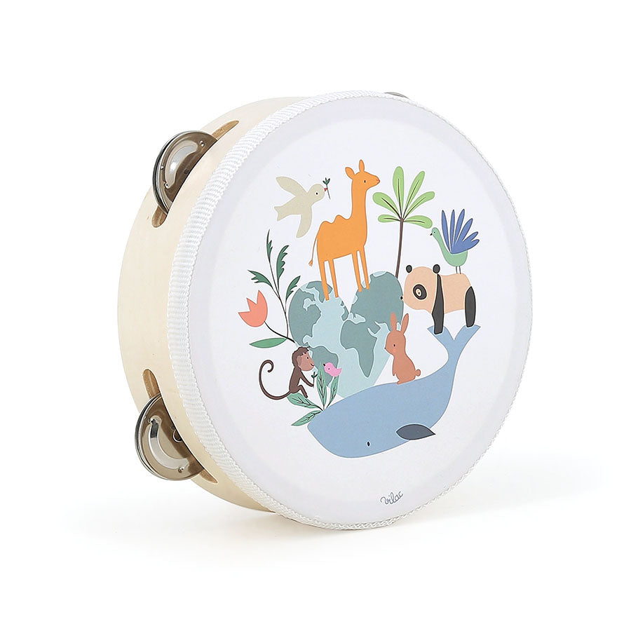 Vilac X Sarah Betz Wooden Tambourine