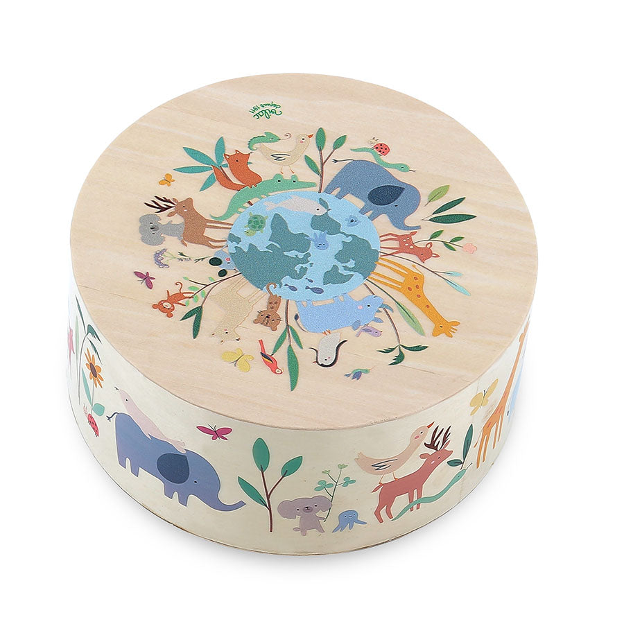 Vilac X Sarah Betz Wooden Cajón Drum