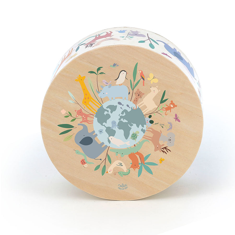 Vilac X Sarah Betz Wooden Cajón Drum