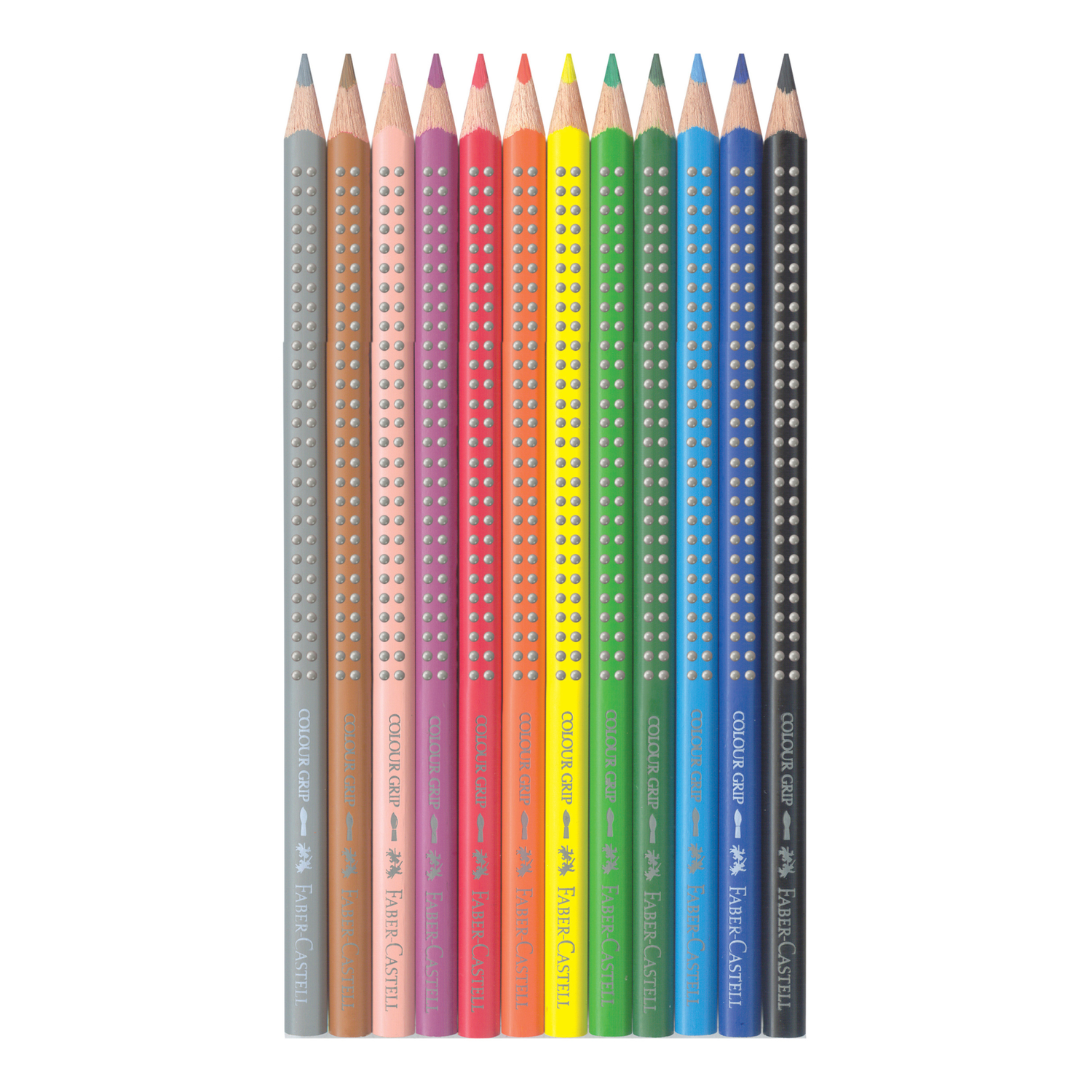 Watercolour Ecopencils with Raised Grip (Set of 12)