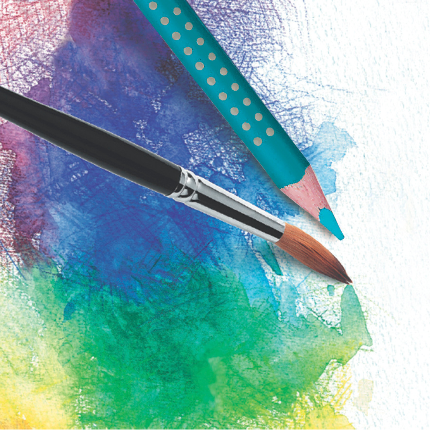 Watercolour Ecopencils with Raised Grip (Set of 12)