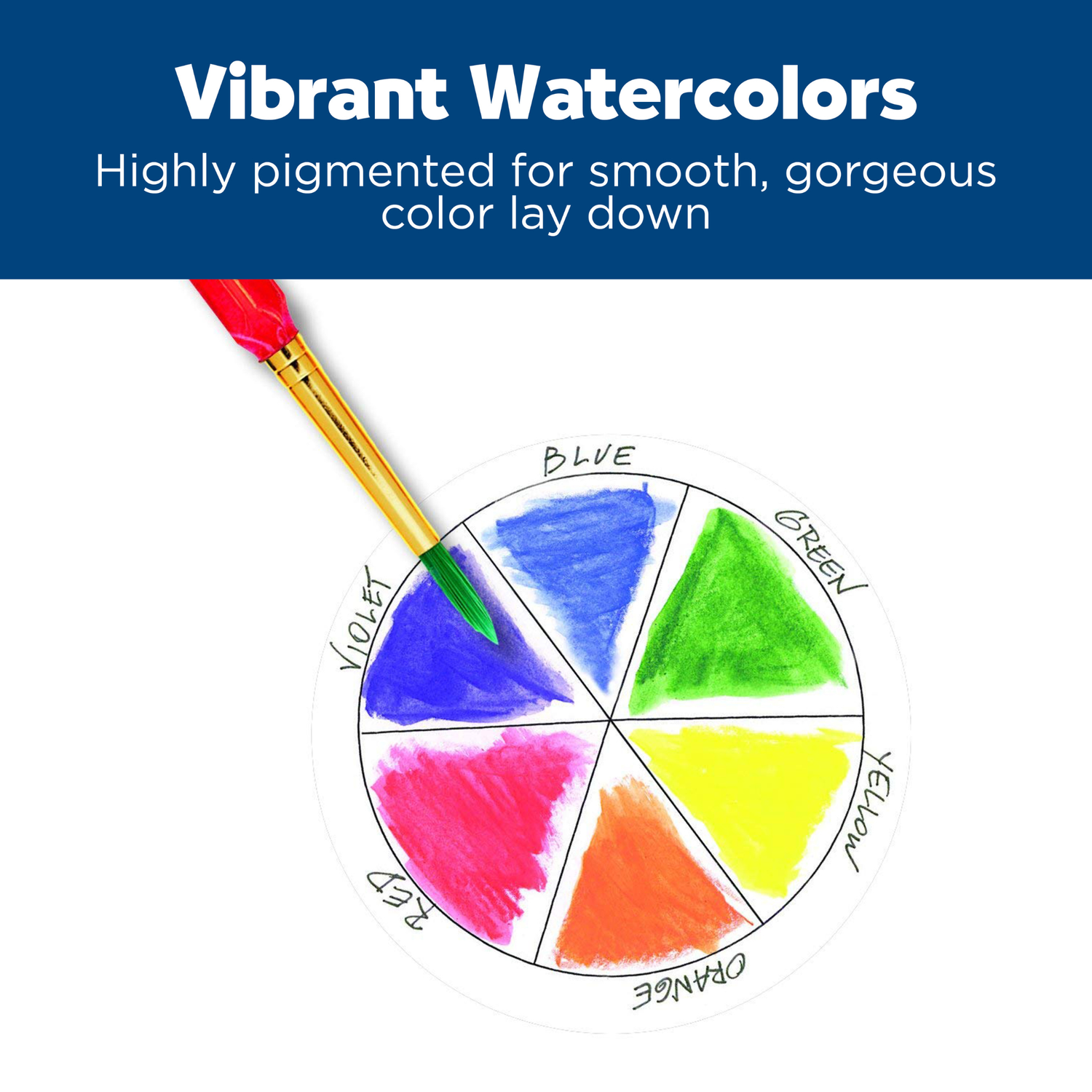 Watercolour Ecopencils with Raised Grip (Set of 12)