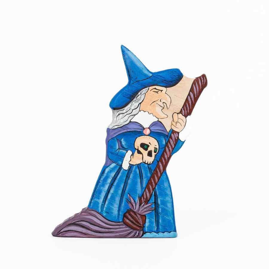 Old Witch | Wooden Halloween Toy
