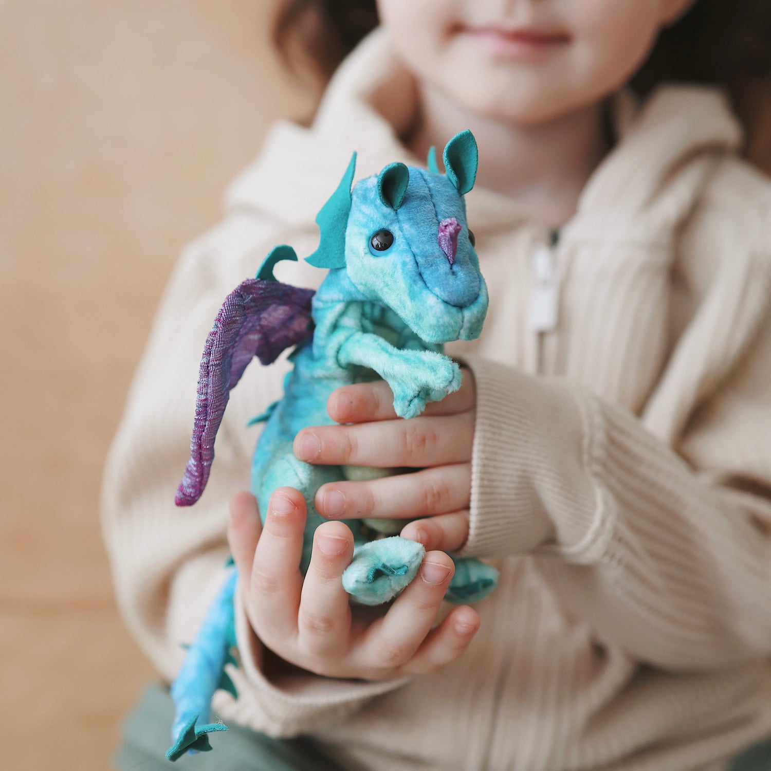 Mini Mix Puppet Folkmanis Mini Dragon Finger Puppet | The Playful Peacock
