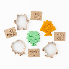 Halloween Monster Eco Playdough Stamp Set (without handle)