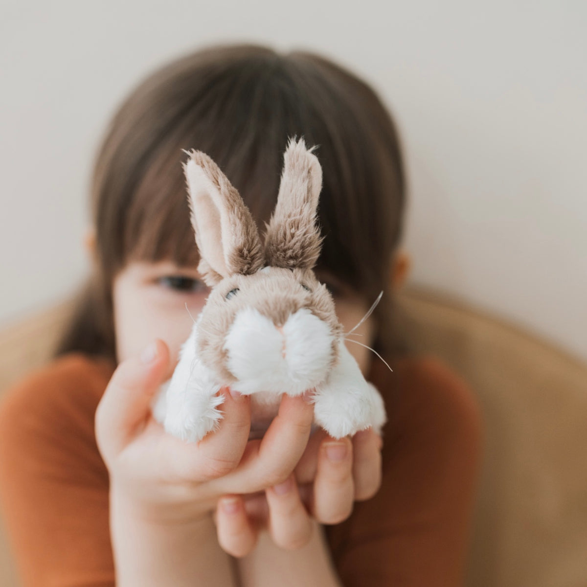 Folkmanis Mini Bunny Rabbit Finger Puppet | The Playful Peacock