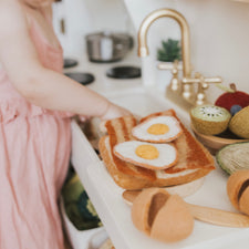 Felt Bacon and Eggs | Play Food Set