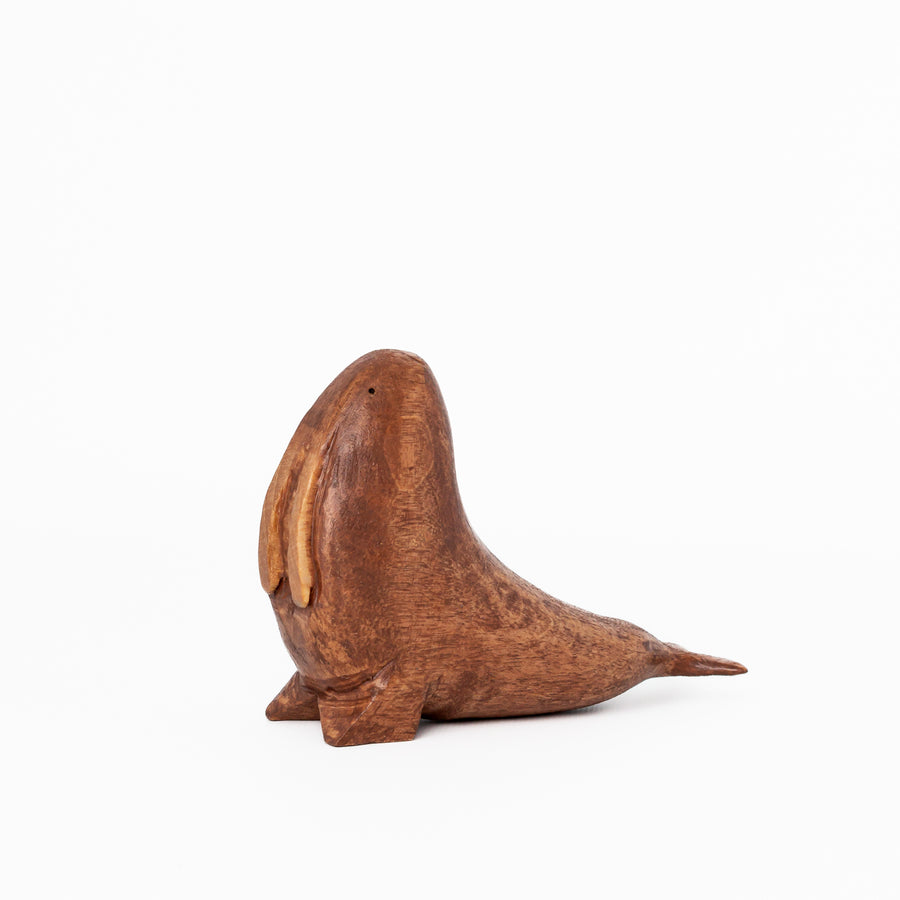 "William Walrus" Wooden Animal Toy (Handmade in Canada)