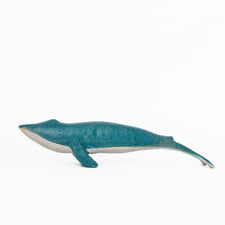 "Barry Blue Whale" Wooden Animal Toy (Handmade in Canada)