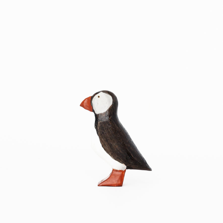 "Pierre Puffin" Wooden Animal Toy (Handmade in Canada)