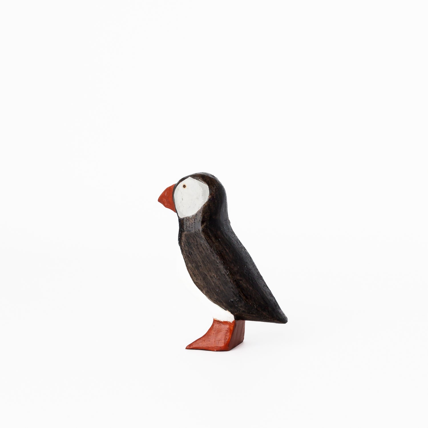 "Pierre Puffin" Wooden Animal Toy (Handmade in Canada)