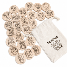 Wooden Feelings and Emotions Discs