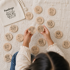 Wooden Feelings and Emotions Discs
