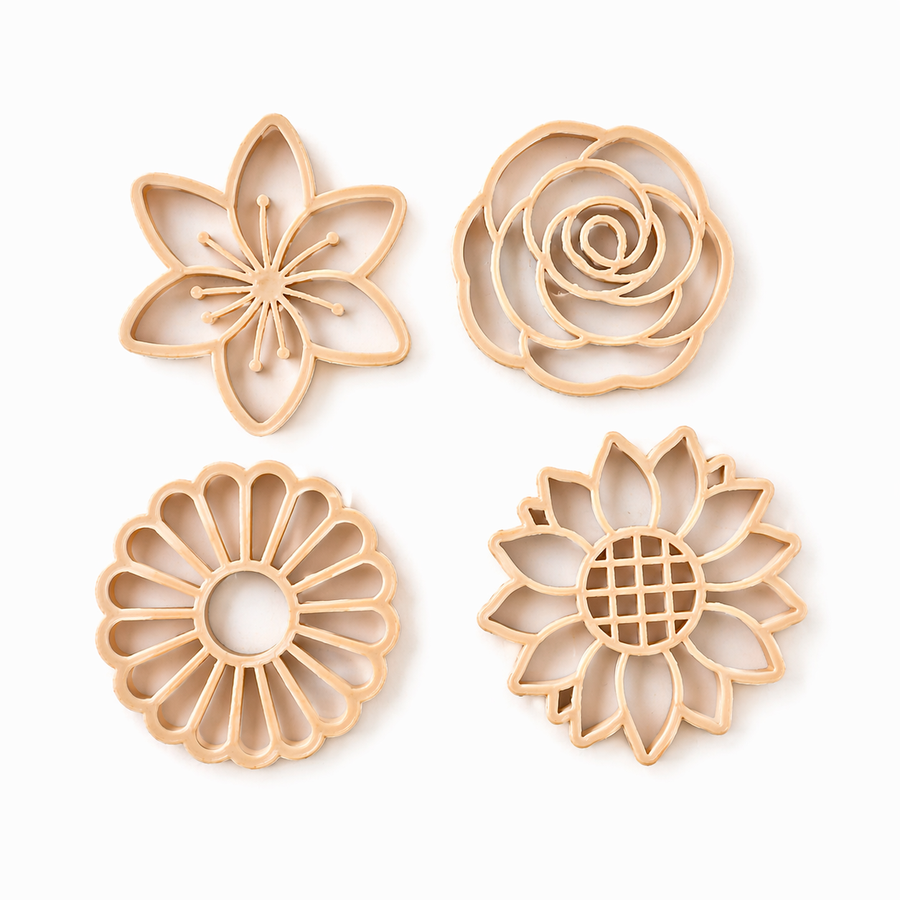 Mixed Flower Eco-Cutter Playdough Set