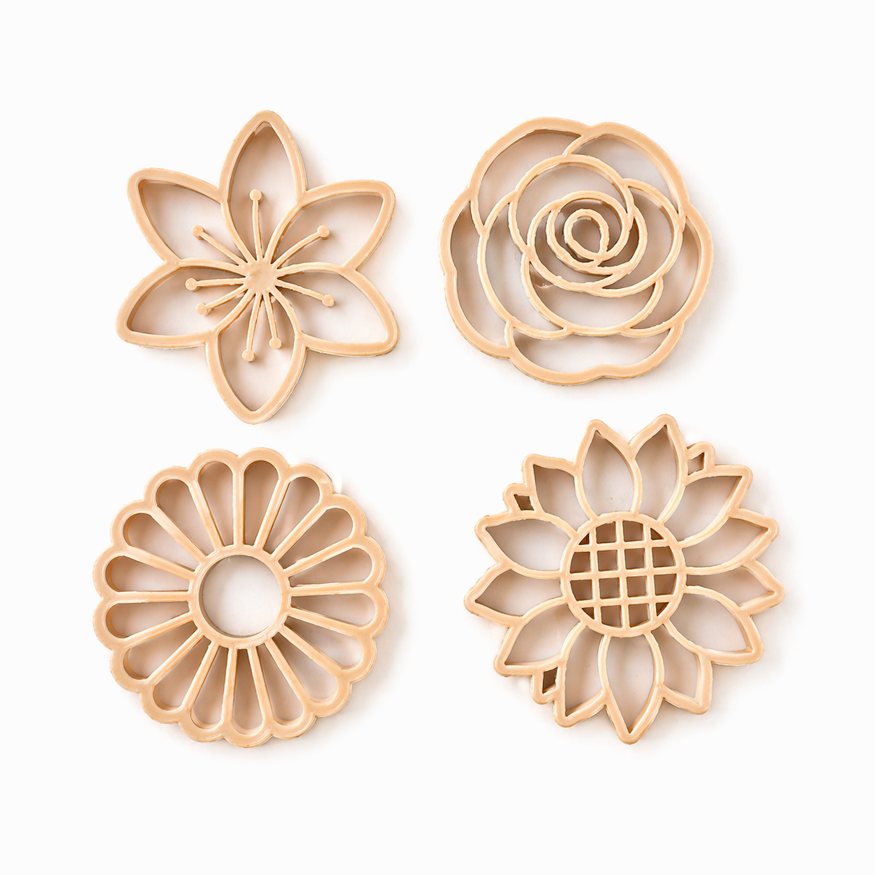 Mixed Flower Eco-Cutter Playdough Set