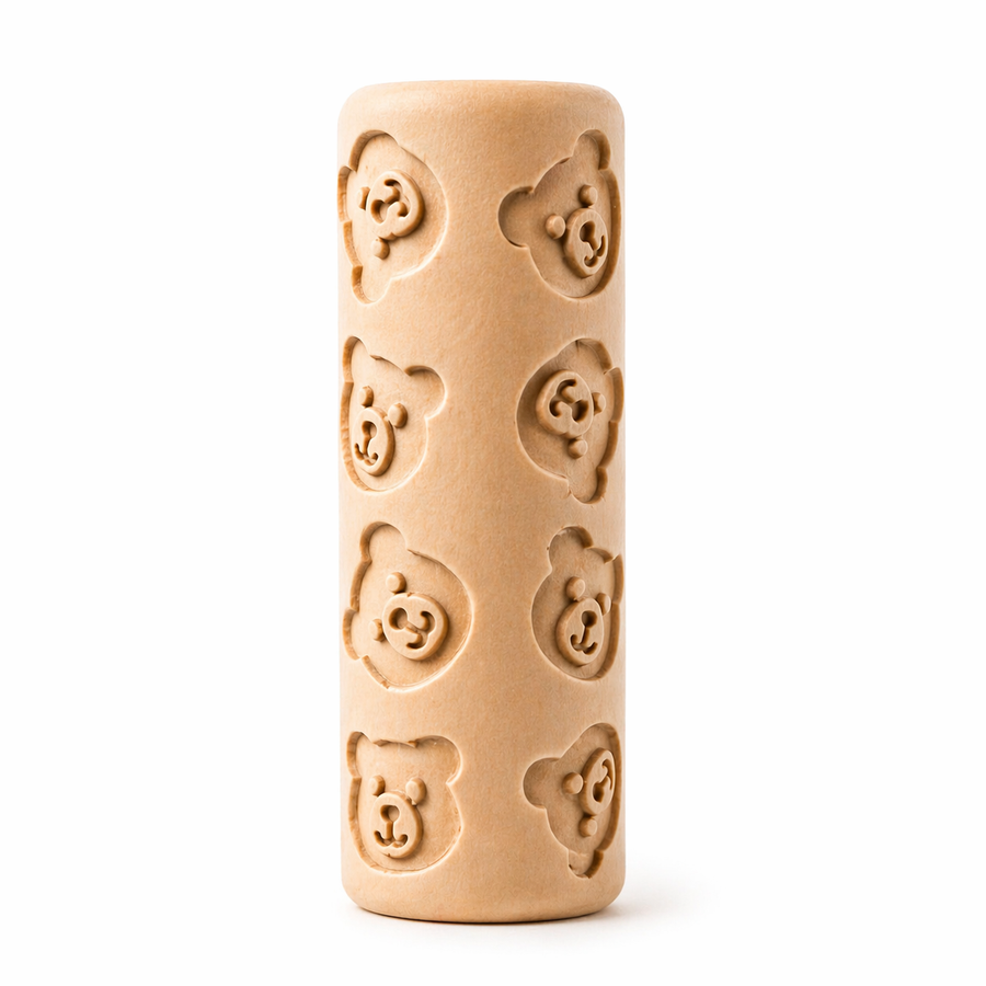 Eco Playdough Roller (Teddy Bear)