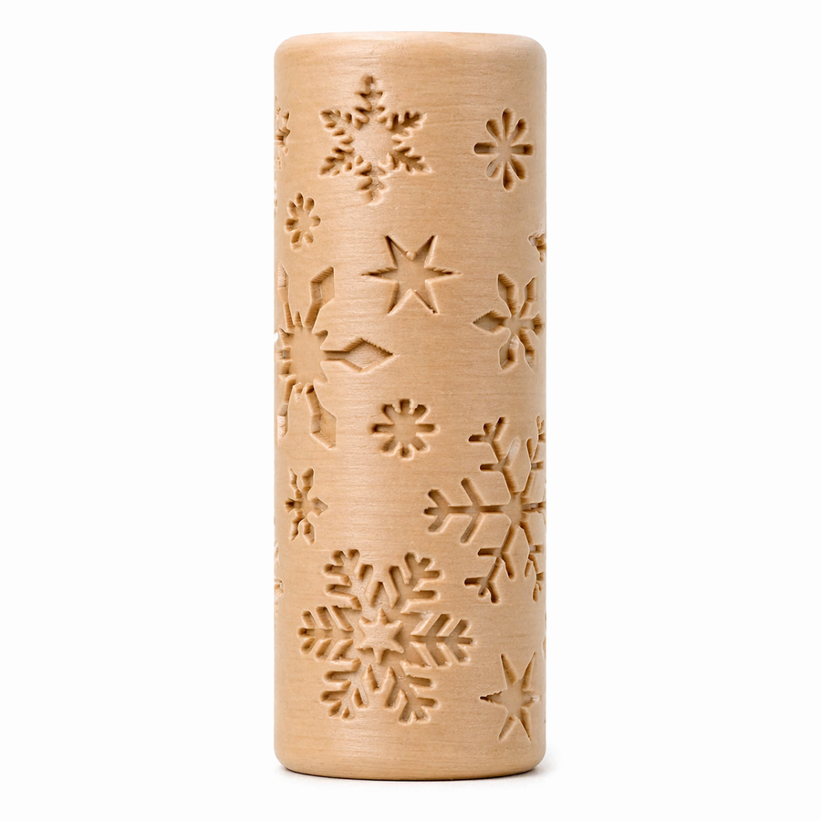 Eco Playdough Roller (Snowflake)