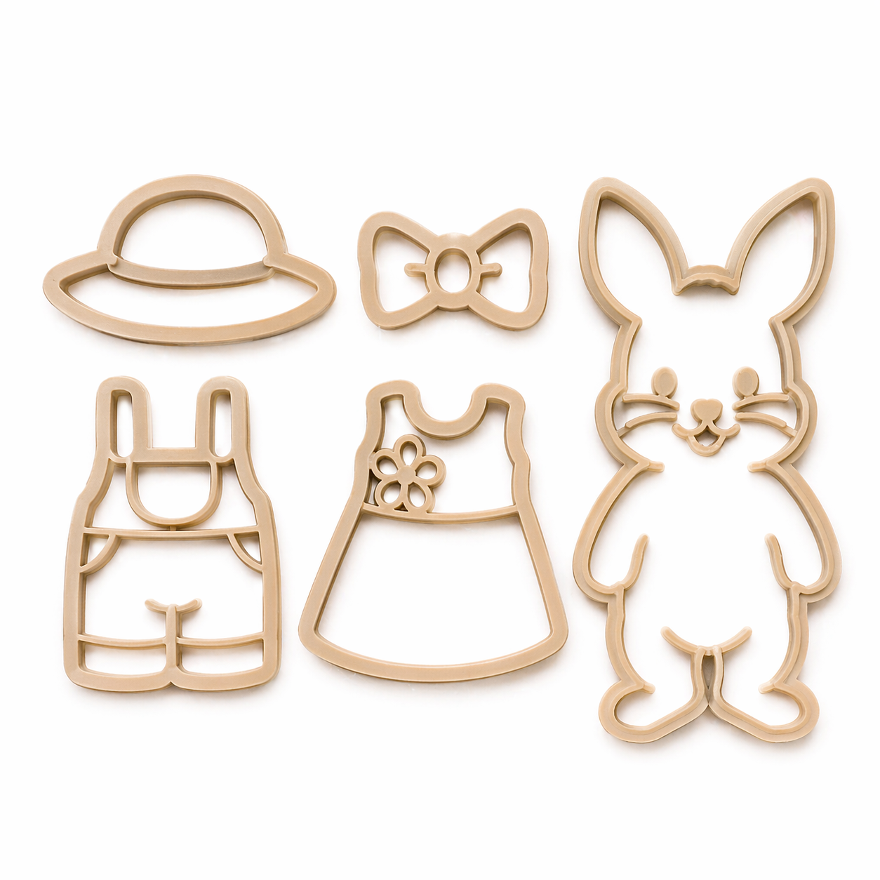 Bunny Dress-Up Eco-Cutter Playdough Set