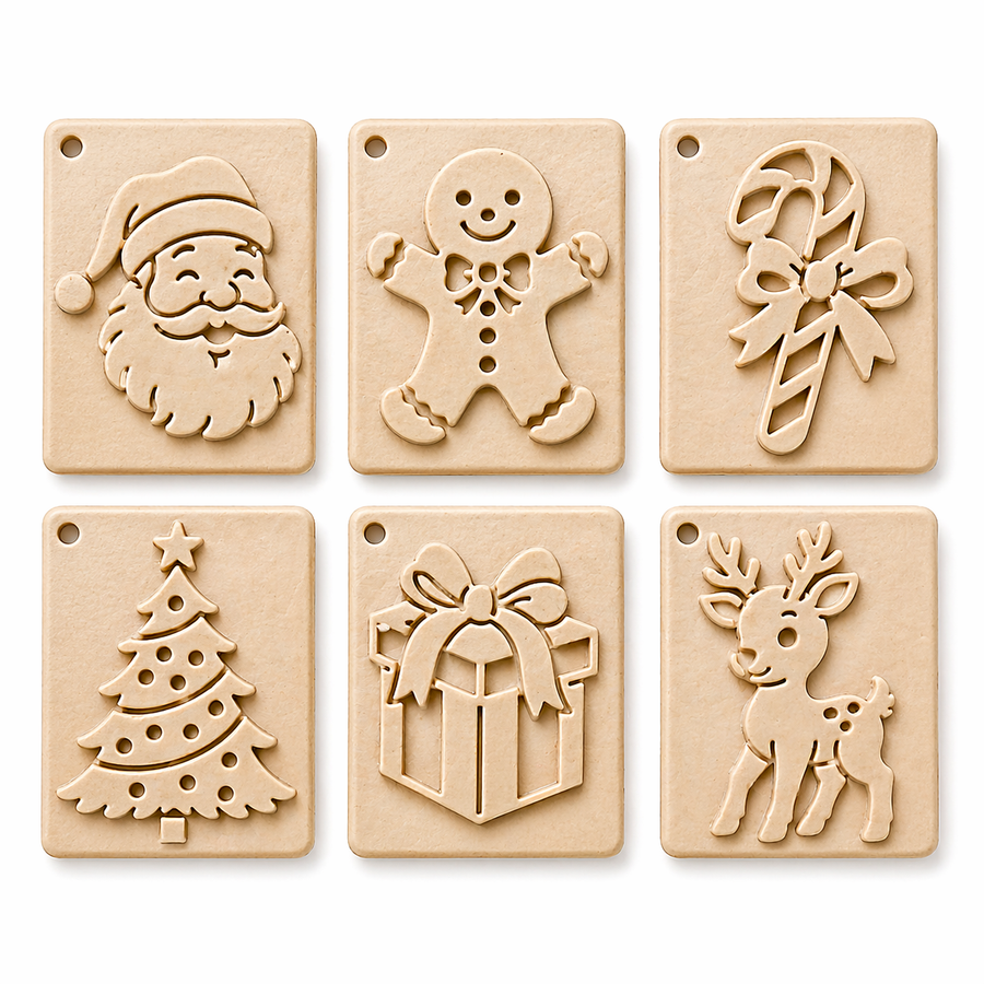 Christmas Eco Stamp Playdough Set (6 Stamps)