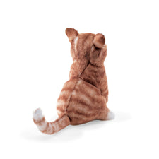 Mini Orange Tabby Cat Finger Puppet