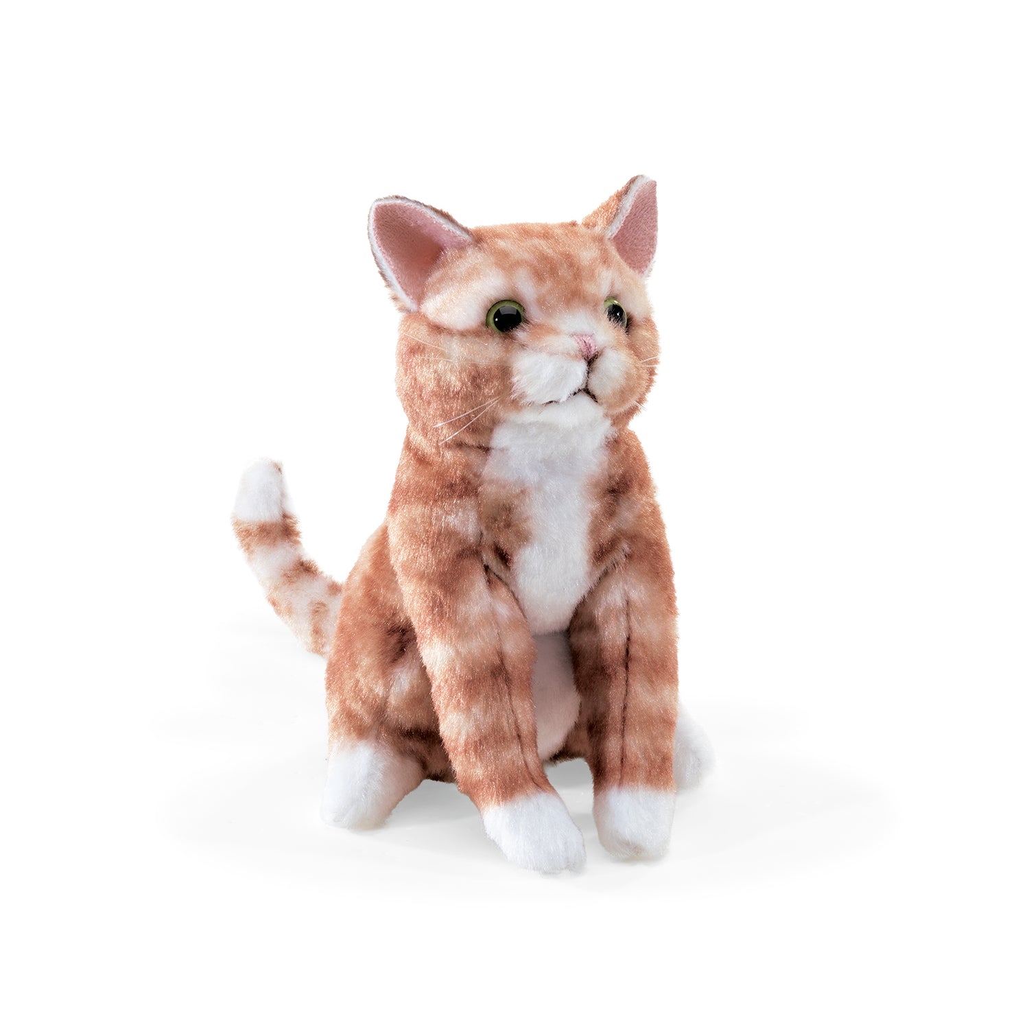 Mini Orange Tabby Cat Finger Puppet