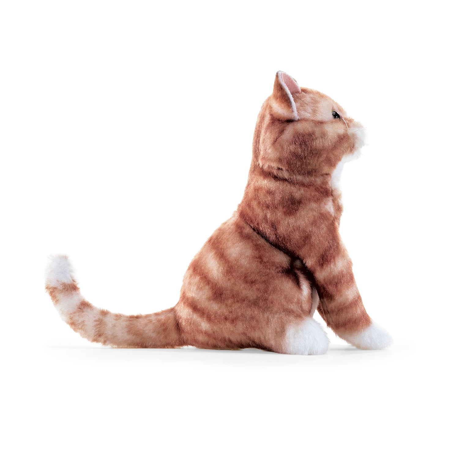 Mini Orange Tabby Cat Finger Puppet