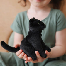 Mini Black Cat Finger Puppet