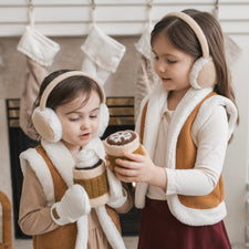 Felt Coffee Cup Play Set (4 Interchangeable Toppings)