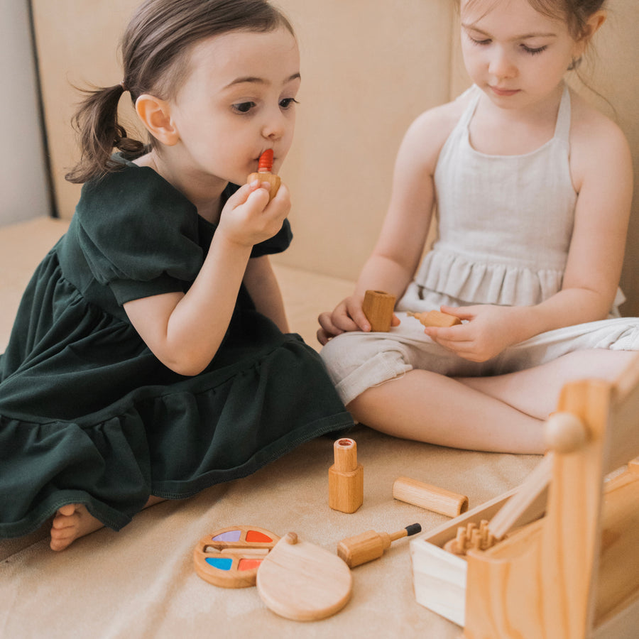 Handmade Wooden Beauty Set | Kids Makeup Set
