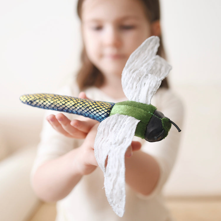 Folkmanis Mini Dragonfly Finger Puppet | The Playful Peacock