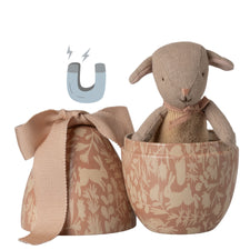 PRE-ORDER Maileg Easter Egg with Micro Lamb - Powder (Small)