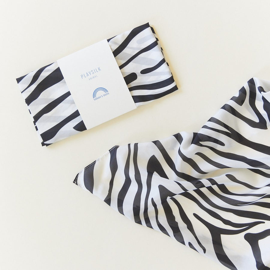 Sarah's Silks Safari Playsilk (Zebra)