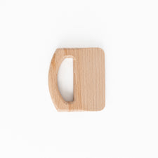 Toddler-Safe Wooden Montessori Knife (Square) by Wooden Caterpillar