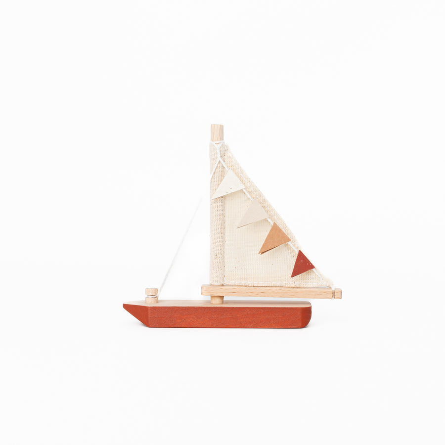 Handmade Wooden Toy Boat by Sabo Concept