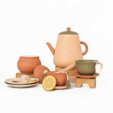 Handmade Wooden Tea Set (Herbal) by Sabo Concept