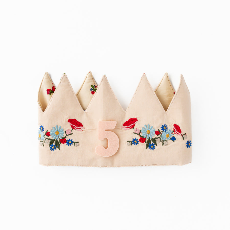 Reversible Birthday Crown (Floral) by Konges Sløjd